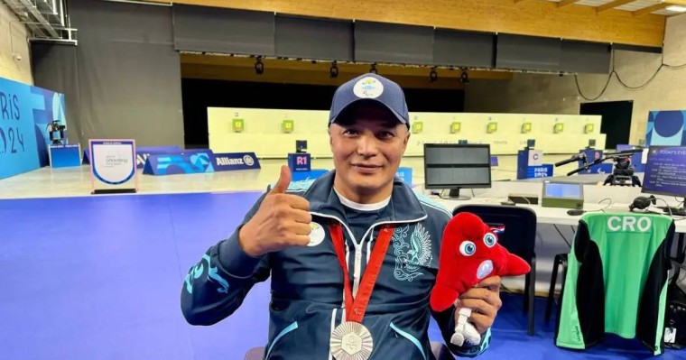 Еркін Ғаббасов Паралимпиада ойындарының күміс жүлдесін еншіледі