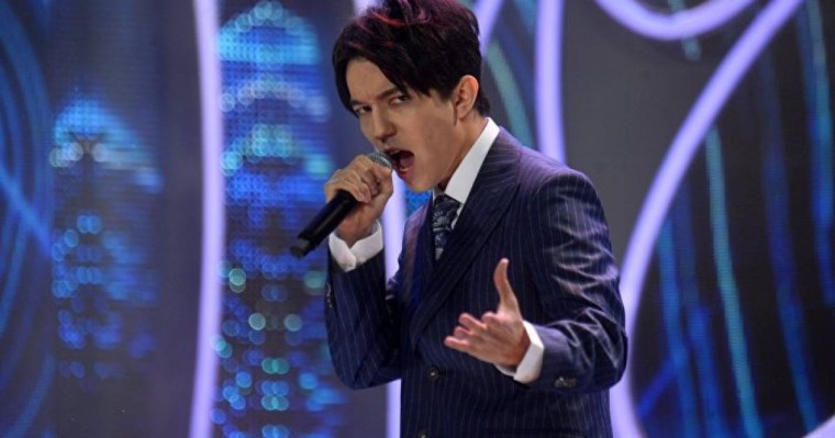 НТВ телеарнасы Димаштың Мәскеудегі жеке концертін көрстеді