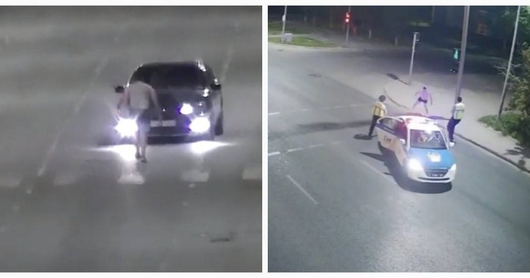 Нұр-Сұлтанда мас азамат көшедегі көліктерге пышақ ала жүгірген (видео) - Қазақстан жаңалықтары