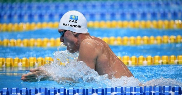 巴兰丁在美国举行国际游泳大赛上斩获两枚银牌