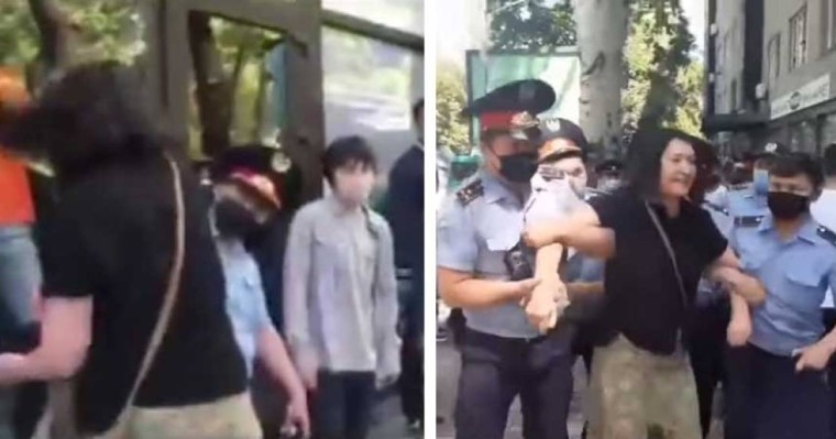 Белсенді Әсия Төлесова полиция қызметкерін ұрды: Оған екі бап бойынша айып тағылады - Қазақстан жаңалықтары