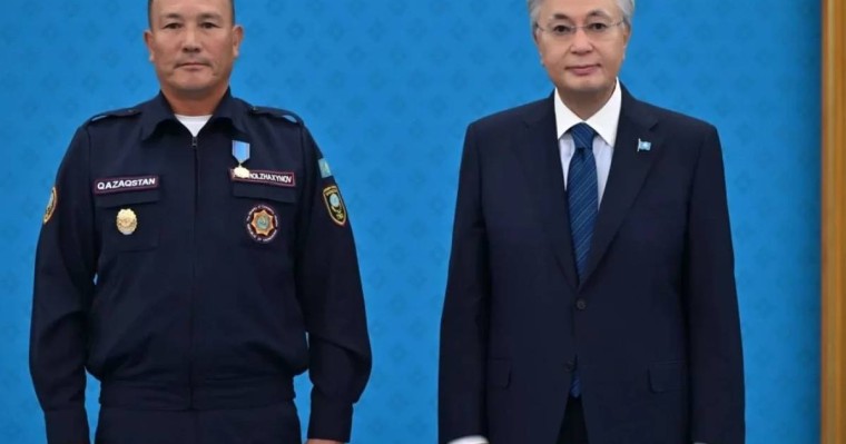 Президент бір топ құтқарушыны мемлекеттік наградалармен марапаттады    