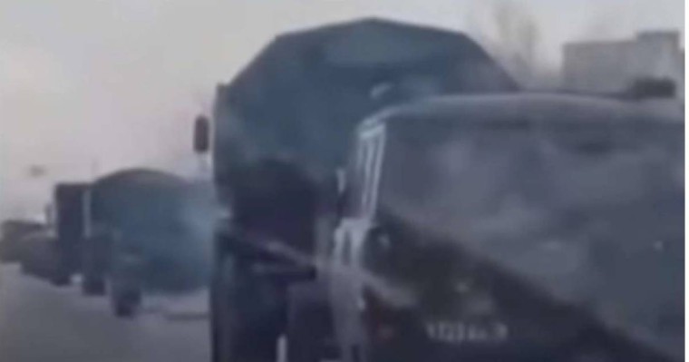 Ресей әскери техникасы Қостанайда кіргізілген: Видеоға қатысты қорғаныс министрлігі түсініктеме берді