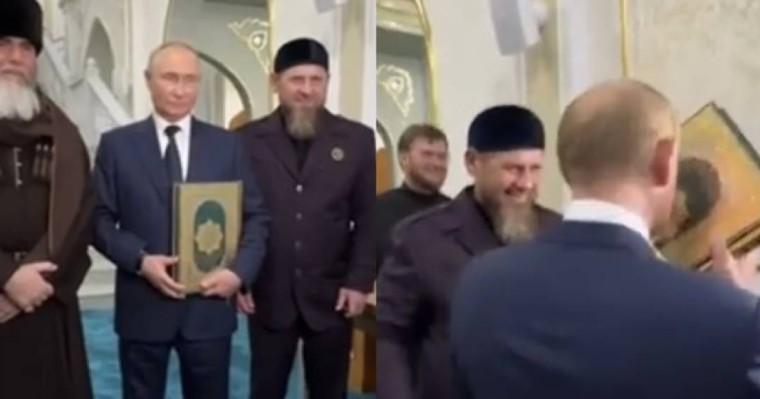 Путин қасиетті Құран кітабын сүйді