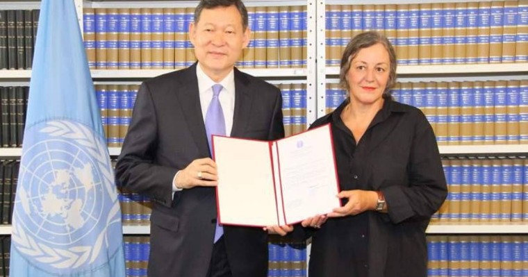 哈萨克斯坦向联合国提交关于批准禁止核武器条约的文件