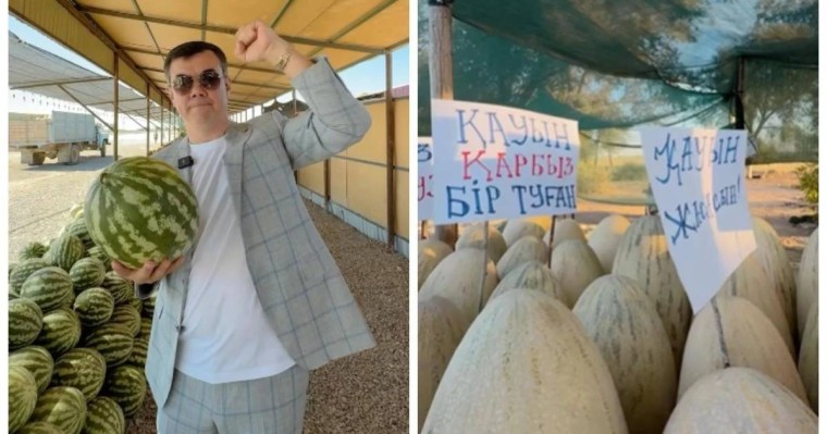 "Қарбыз-қауын бір туған": Нұрлан Қоянбаевтың қарбыз сатып алу бастамасы күлкіге қалды