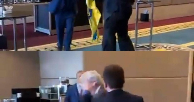 Түркиядағы саммит барысында Украина мен Ресей делегаттары ту үшін төбелесіп қалды (видео)