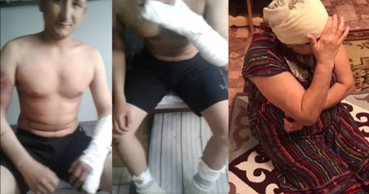 Қолы гипс, бармақтары сынған, денеде сау тамтық жоқ: Атыраулық ана түрмедегі ұлының жағдайын айтып халықтан көмек сұрады (видео)