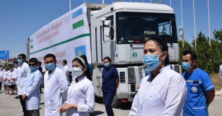 Өзбекстан Түркістанға гуманитарлық көмек жіберді