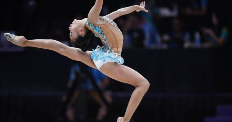 艺术体操亚锦赛：哈萨克斯坦选手摘得铜牌