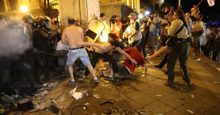 Грузиядағы наразылық