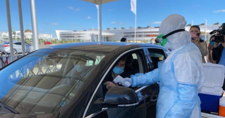 Нұр-Сұлтанда көліктен шықпай-ақ коронавирусқа тест тапсыруға болады