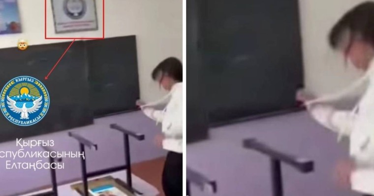"Оқушы сыныптас қызды соққыға жыққан": Желідегілерді шошытқан видео Қазақстанда түсірілмеген болып шықты