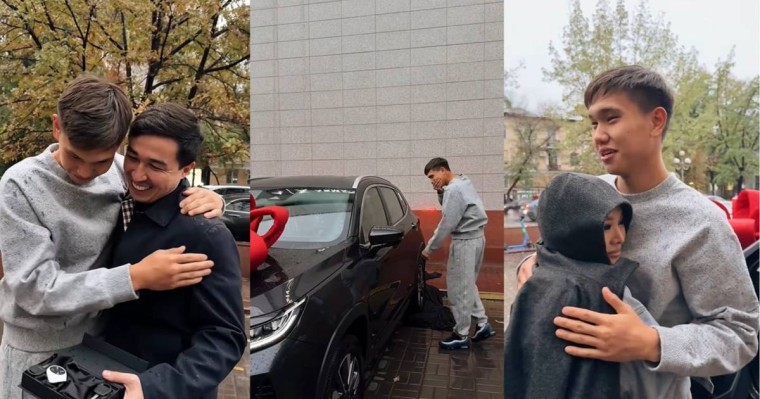 «Shoqan» Шерхан Қалмырзаға көлік сыйлады (видео)