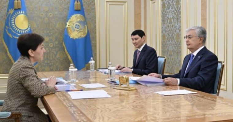 Қасым-Жомарт Тоқаев Премьер-Министрдің орынбасары Тамара Дүйсенованы қабылдады