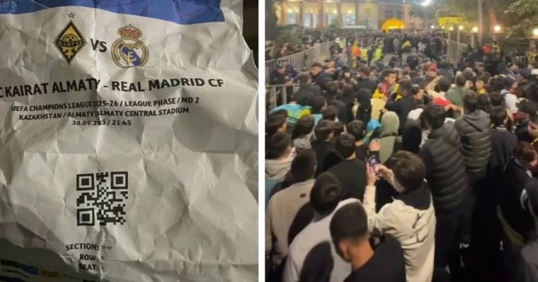 Жанкүйерлер "Қайрат" – "Реал" матчына билет сатып алып, ойынға кіре алмағанын айтып шағымданды
