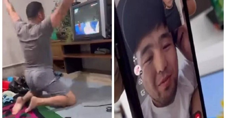 Елдос Сметов жанкүйеріне жаңа теледидар сыйлады