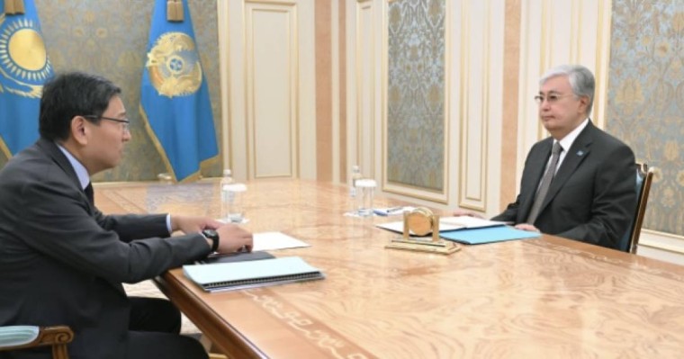 Мемлекет басшысы Алматы қаласының әкімі Ерболат Досаевты қабылдады