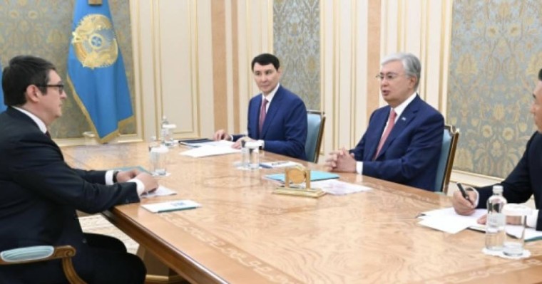 Мемлекет басшысы Энергетика министрі Алмасадам Сәтқалиевті қабылдады