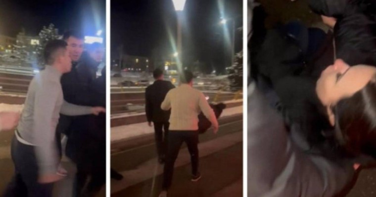 Дәулет Тұрлыхановтың ұлының адвокаттың әйелін ұрып құлатқан бейнежазбасы жарияланды