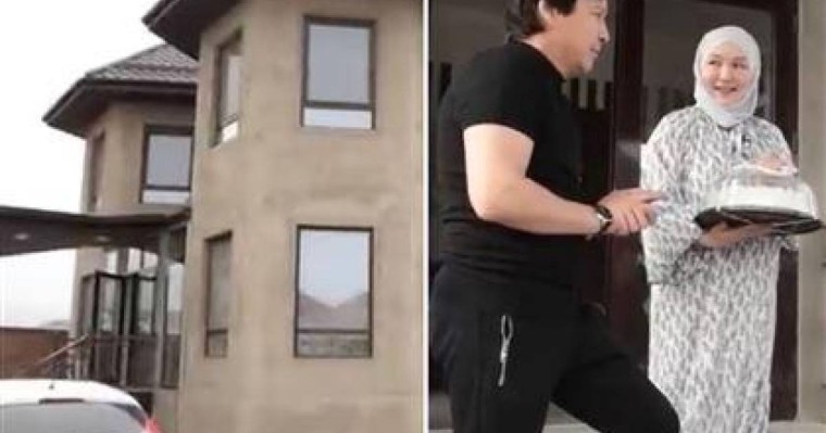 "100 миллион кетті": Абай Бегей зәулім сарайын көрсетіп, өзінен 16 жас кіші келіншегінің құпияларын айтты