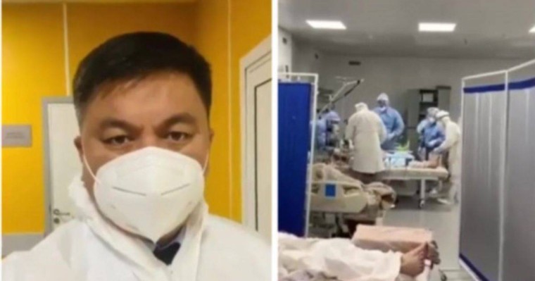 Дәрігер Шымкент инфекциялық ауруханасындағы адам шошырлық жағдайды көрсетті (видео)