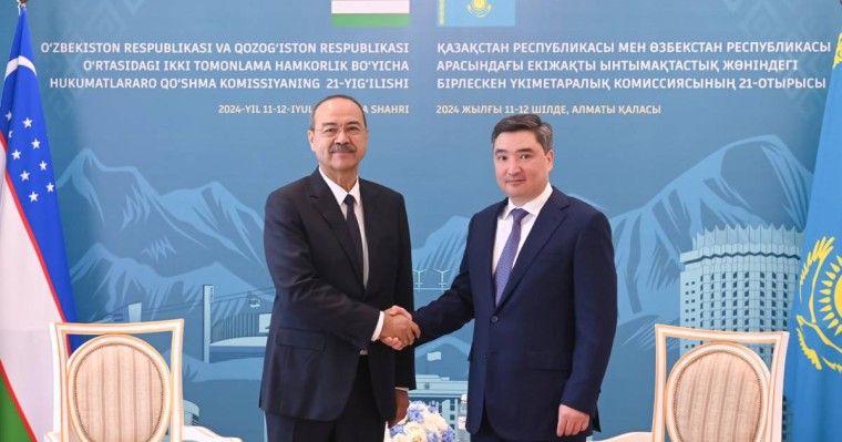 Олжас Бектенов пен Абдулла Арипов сауда-экономикалық ынтымақтастықты нығайту жөніндегі жұмыс қарқынын талқылады