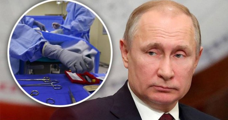 Путинге күрделі операция жасалды - ол Паркинсон ауруы мен қатерлі ісікке шалдыққан