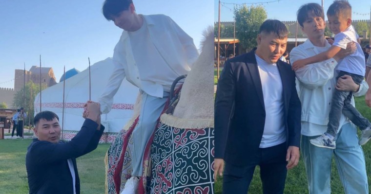 Арыс қаласының тұрғындары Димашқа түйе мінгізді