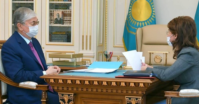 Тоқаев Ақордада алғаш рет жаңа ақпарат министрі Аида Балаеваны қабылдады - Қазақстан жаңалықтары