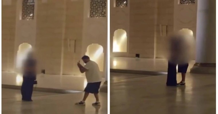 Ыстамбұлда мешіт ауласында сүйіскен ресейлік туристерге іс қозғалды