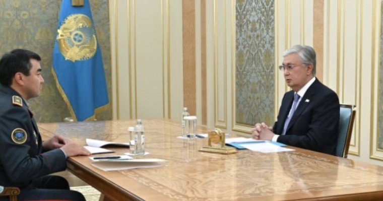 Мемлекет басшысы Төтенше жағдайлар министрі Шыңғыс Әріновті қабылдады