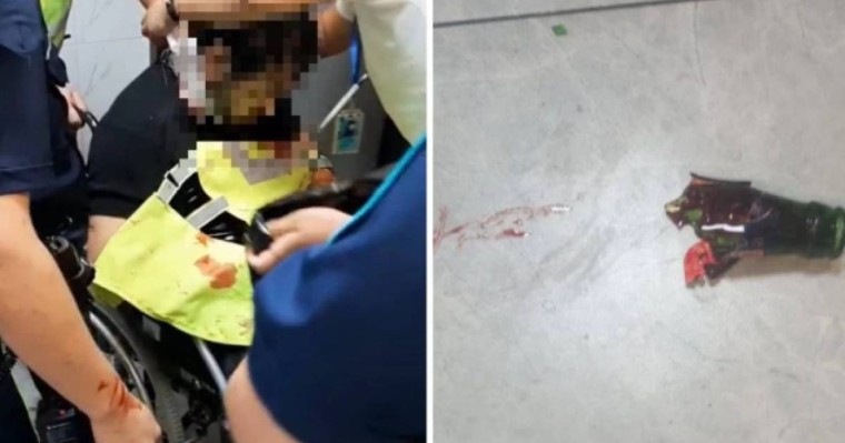 Алматы әуежайында ер адам өзін бауыздап тастамақ болды