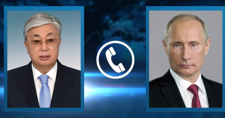 Тоқаев пен Путин Қарабахтағы жағдайды талқылады