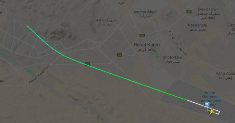 Иранда бортында 180 жолаушысы бар ұшақ апатқа ұшырады