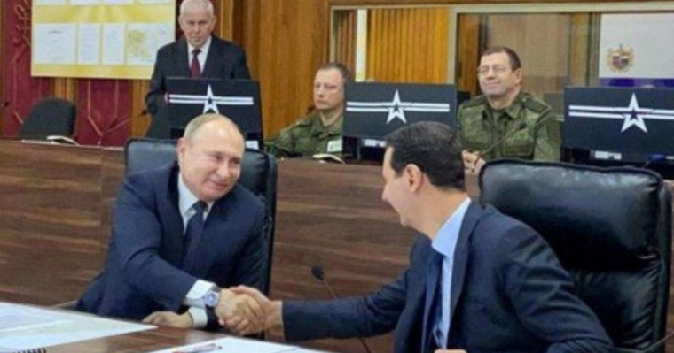 Путин Сирияға барып, Асадпен кездесті