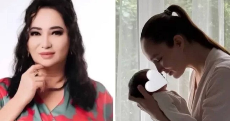 "Қайрат екеуі үнсіз отыр": Гүлзира Айдарбекова немересін дүниеге әкелген келінін құттықтамағаны үшін сөзге қалды