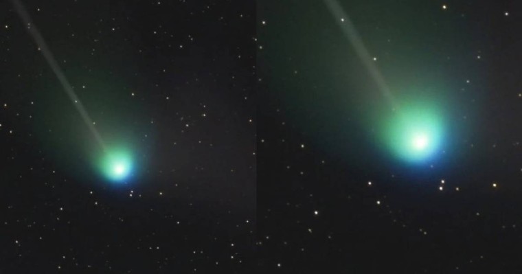 Желіде Жерді 50 мың жылда бір айналып өтетін жасыл кометаның видеосы тарады