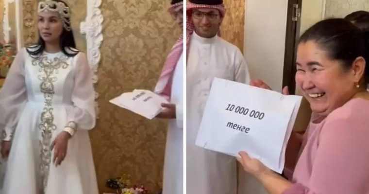 Араб жігіті қазақ қызының қалыңмалына 10 миллион теңге берді