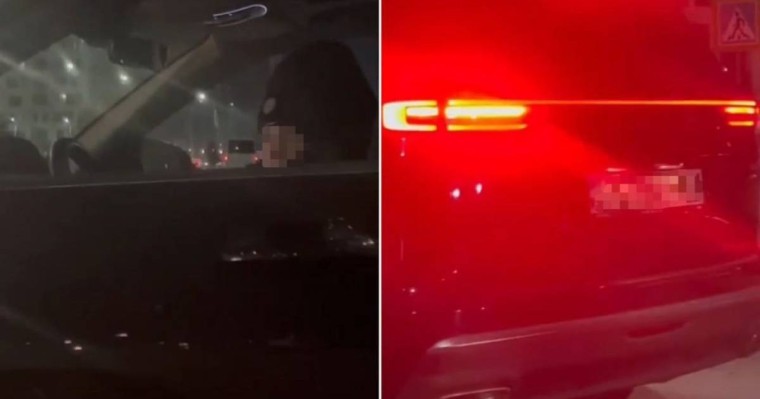 Астанада қымбат көлік тізгіндеген кішкентай бала көпшіліктің ашуына тиді