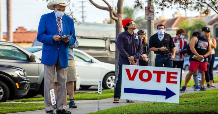 АҚШ-та президент сайлауы басталды: Мерзімінен бұрын 100 млн адам дауыс берді