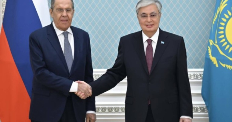 Мемлекет басшысы Ресейдің Сыртқы істер министрі Сергей Лавровты қабылдады