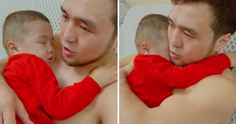 Баласынан жарысқа баруға сұранған Елдос Сметов жұртты сүйсіндірді (видео)