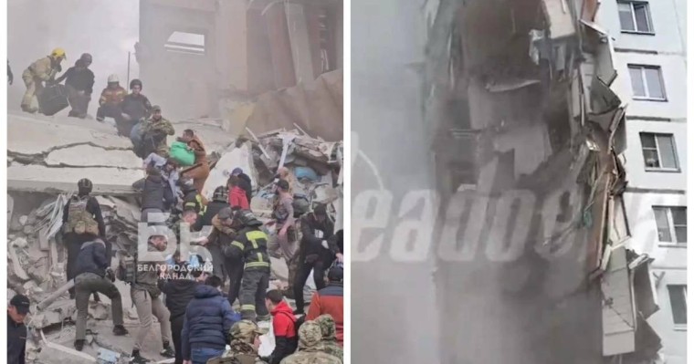 Белгородтағы тұрғын үйдің опырылуы салдарынан қаза тапқандар саны 12-ге жетті