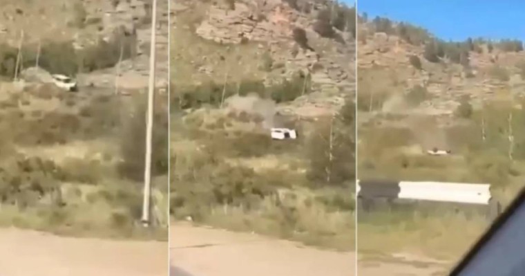 Павлодар облысында көлік таудан құлап кетті