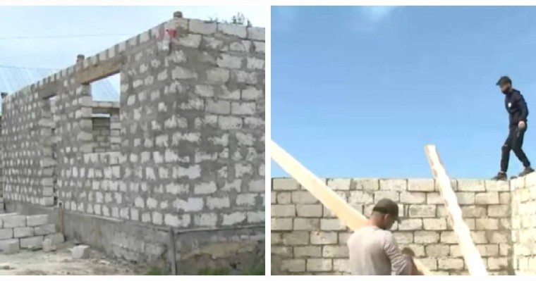 Ақтөбелік еріктілер өз күштерімен көп балалы отбасыға үй салып жытр - Қазақстан жаңалықтары