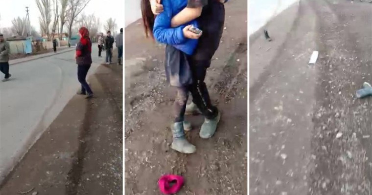 Шелектегі жантүршігерлік жол апаты: мас жүргізуші қаққан оқушының бірі көз жұмды