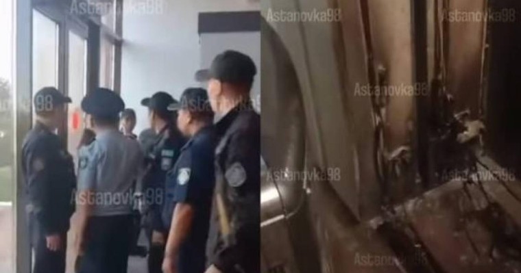 Астанада белгісіз біреу Министрліктер үйін өртемек болды