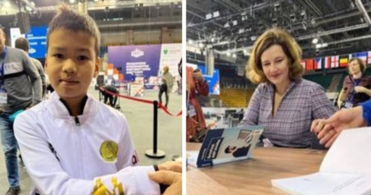 8 жасар қазақстандық шахматтан халықаралық федерация директорын жеңіп кетті