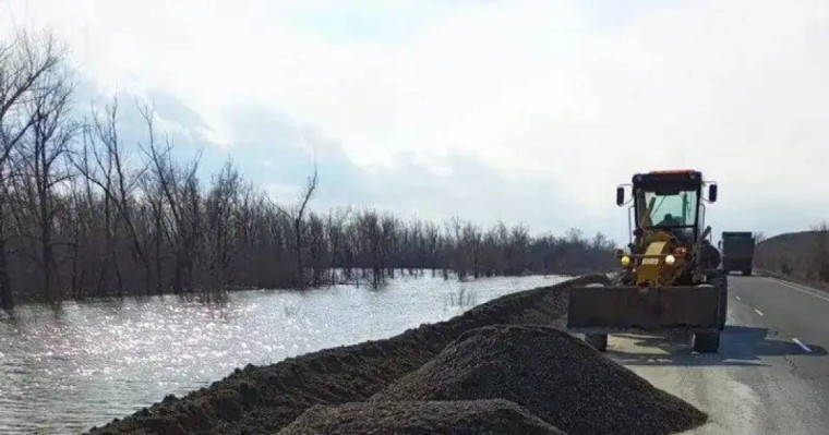 Орынбордағы Орал өзенінің су деңгейі көтерілді